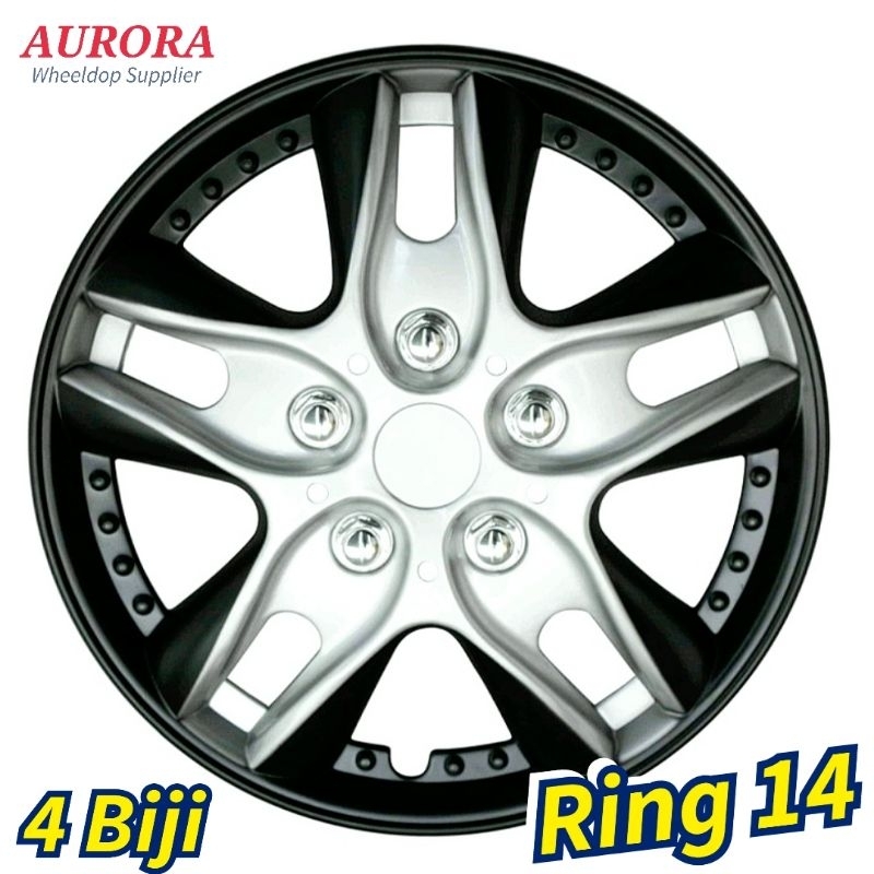Wildop Weldop Wheeldop Tutup Velg Cover Velk 1 Set (4PCS) Ukuran Ring 13 dan 14 Untuk Mobil Bebas Ap