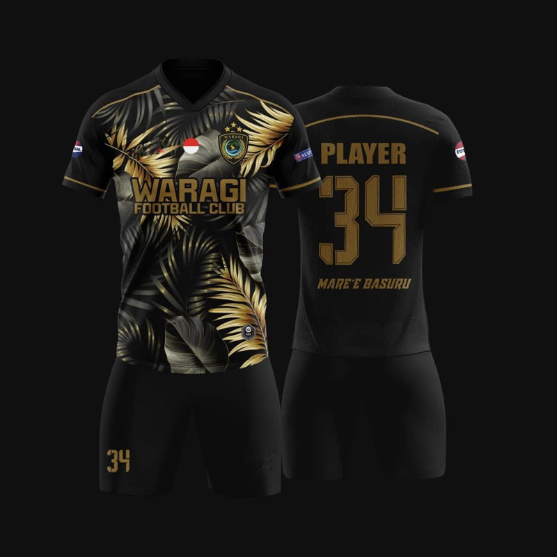 Jersey Futsal Stelan Full Printing (Gratis Nama & Logo Team)