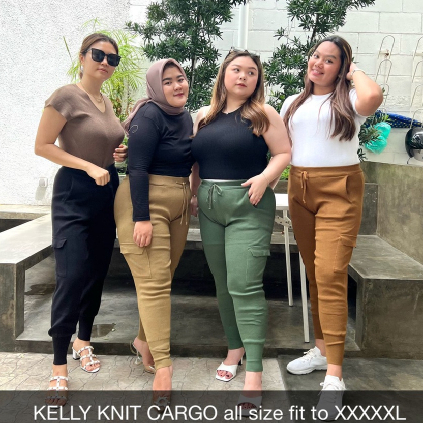 CELANA PANJANG WANITA KELLY KNIT CARGO-SYS CLOTHIER