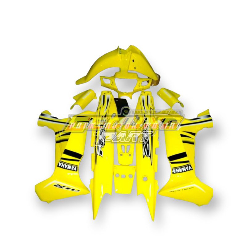 cover body fiz r full set bodi halus motor yamaha fiz r special edition full kuning
