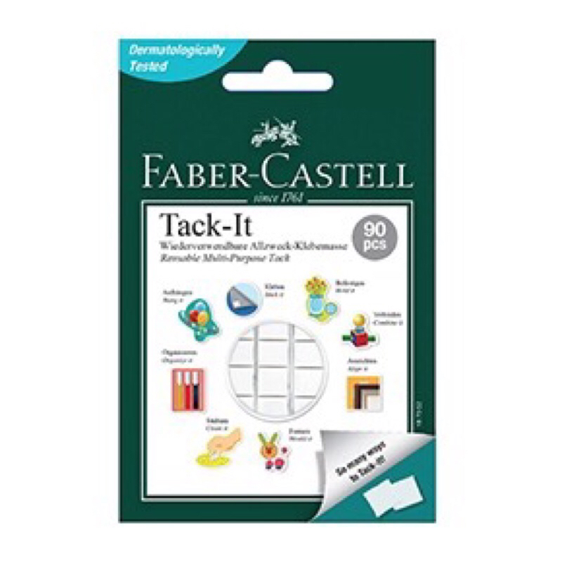 

LEM/GLUE TACK IT FABER CASTELL 50GRAM PUTIH 90PCS (589150)