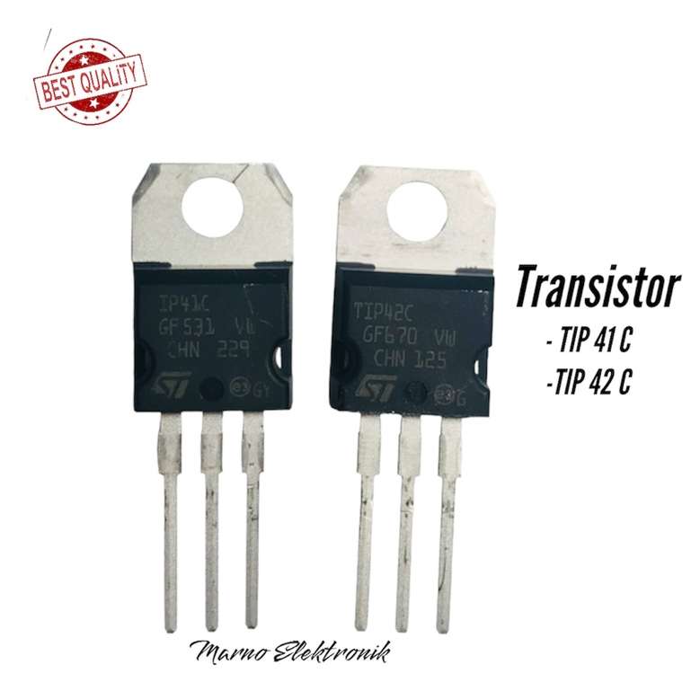 TRANSISTOR  TIP41C TIP42C ORIGINAL TIP 41C 42C 41 C 42 C TIP41 TIP42 ASLI 1PASANG