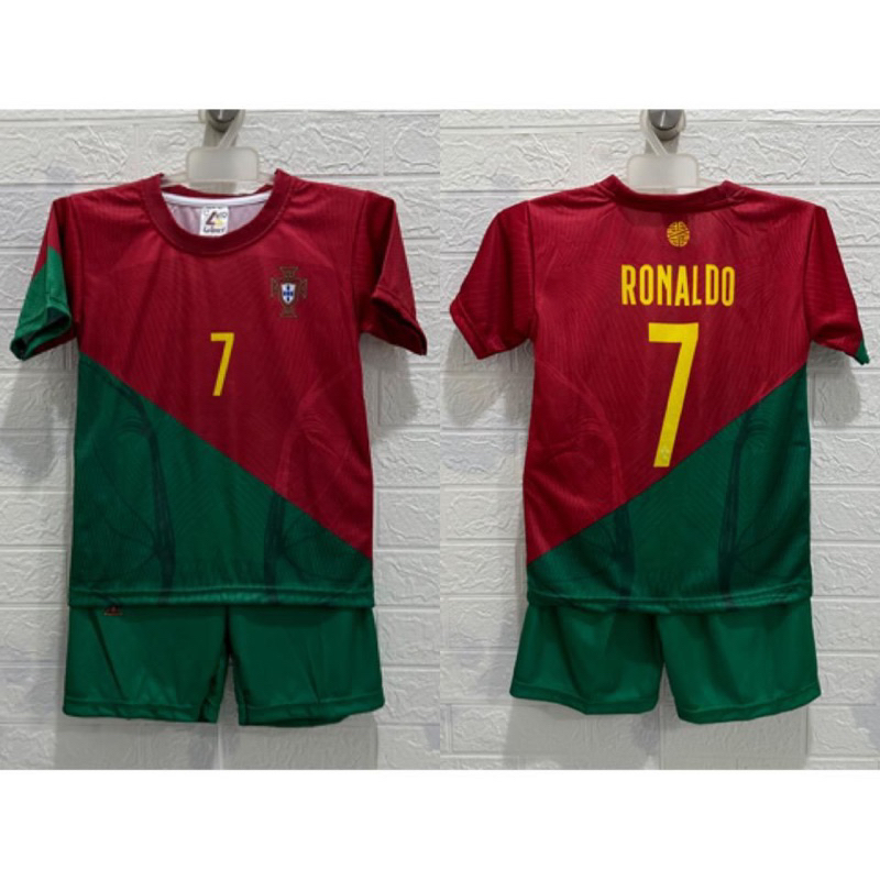 SETELAN ANAK PORTUGAL WORLD CUP RONALDO PRINTING KIDS