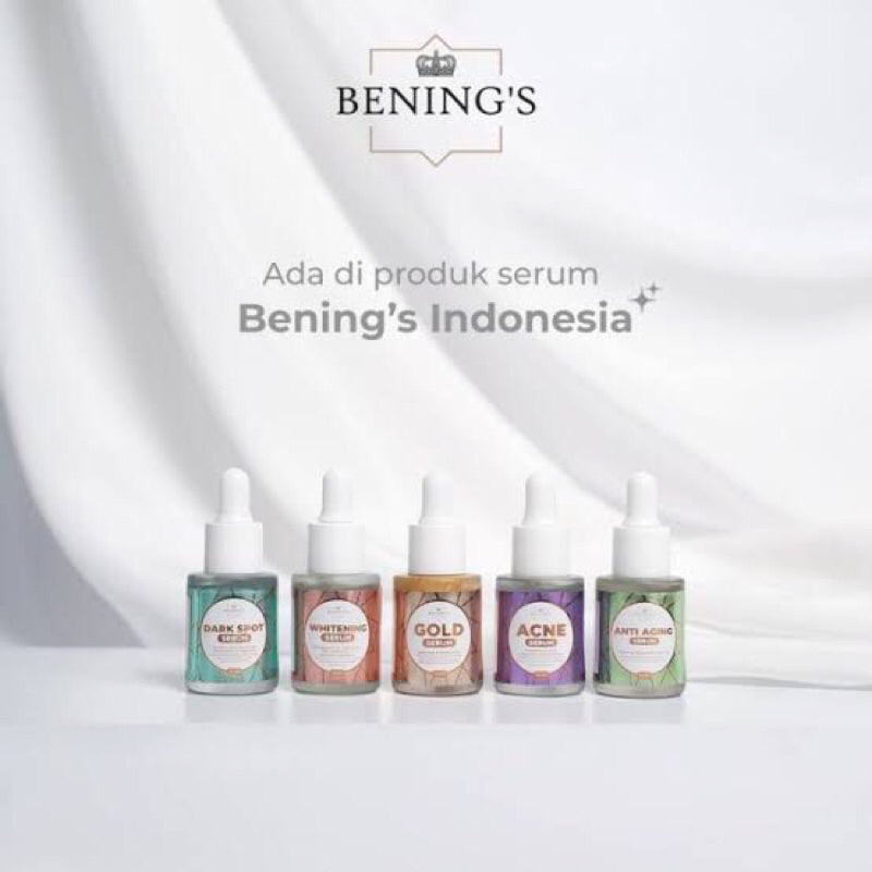 Serum Bening’s Indonesia - Bening’s Skincare Serum acne/Serum whitening/serum dark spot/serum gold/s