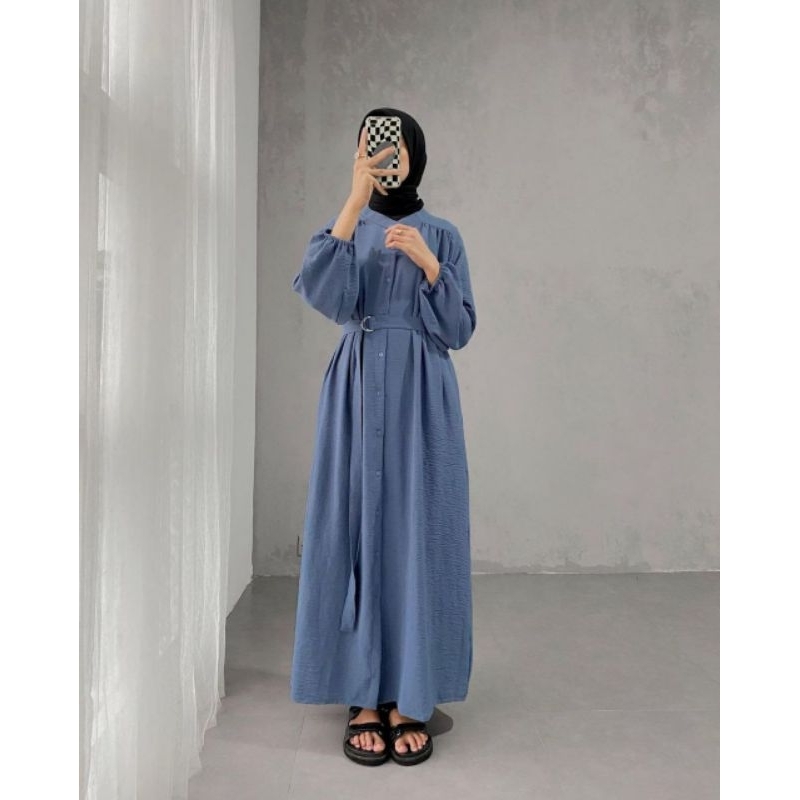 Kesya Dress Wanita Crinkle Airflow