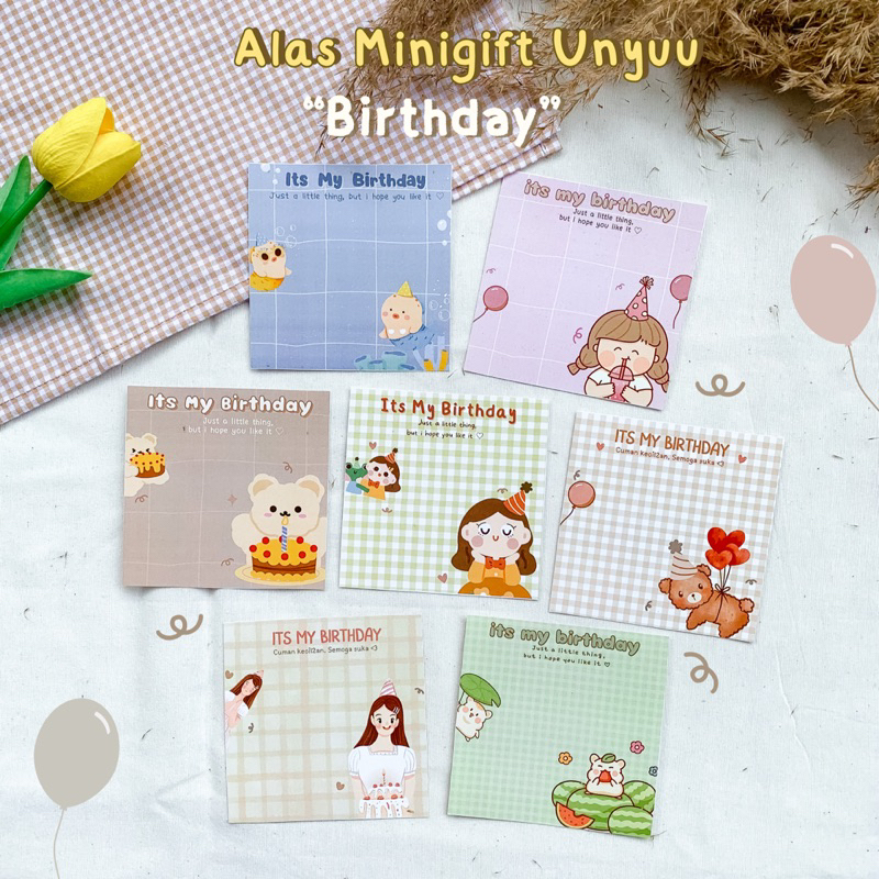 

ALAS KERTAS MINI GIFT SNACK CUSTOM BIRTHDAY ALAS PACKAGING
