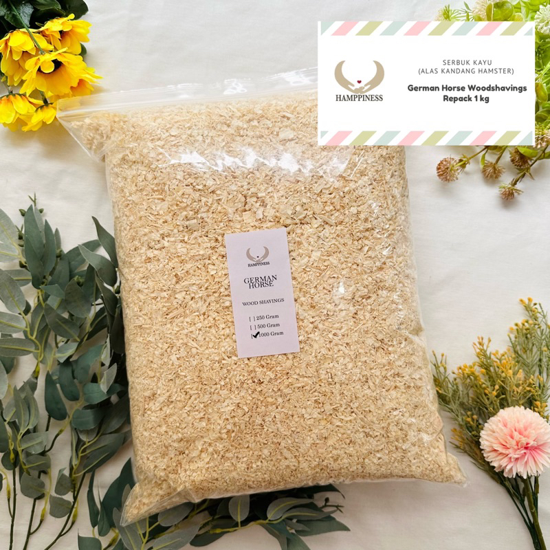 SERBUK KAYU / SERBUK KAYU GERMAN HORSE / SERBUK KAYU HAMSTER - 1 KG