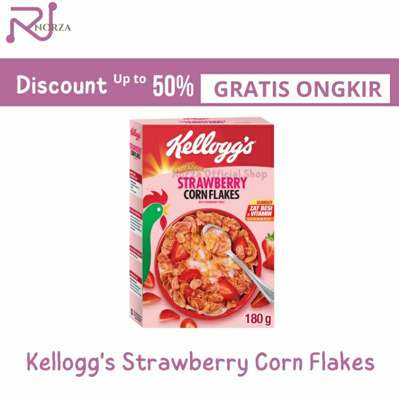 

KELLOGG'S Fruit Strawberry CF Cereal 180gr