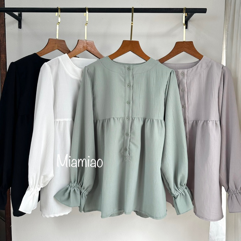 ALIA BLOUSE - KOREAN STYLE - ATASAN WANITA -BLOUSE WANITA