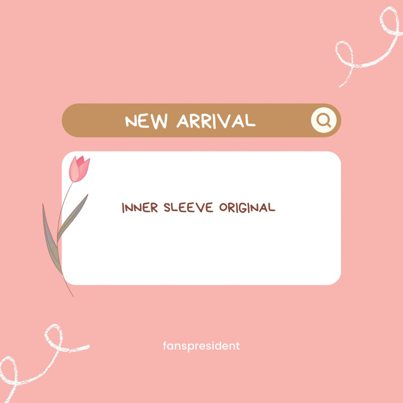 INNER SLEEVE ORIGINAL FOR PHOTOCARD POLAROID MINI