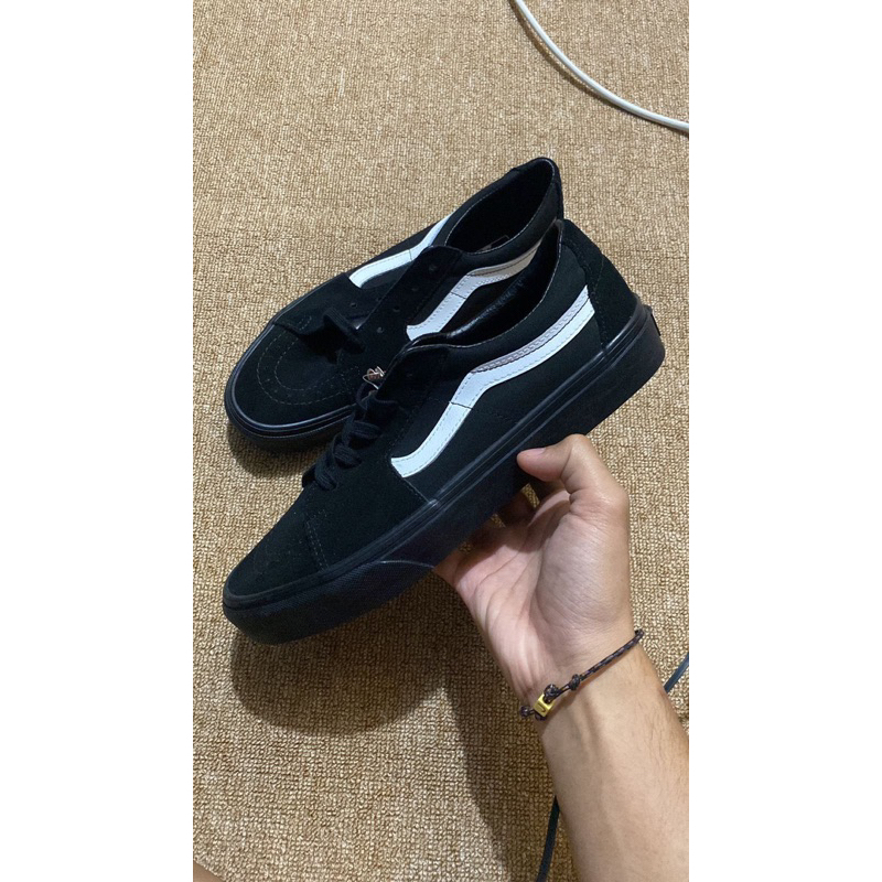 Vans sk8 low contrast black white (Resmi PT NAVYA)