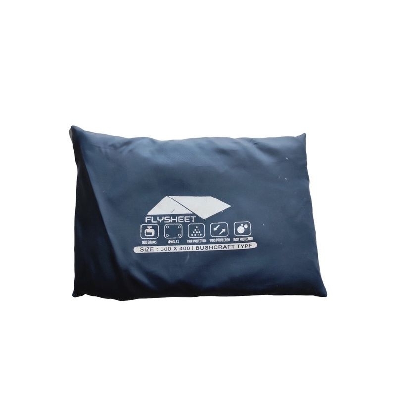 Flysheet Bushcraft Ukuran 3x4 Meter-Flysheet Lapisan Atas Tenda
