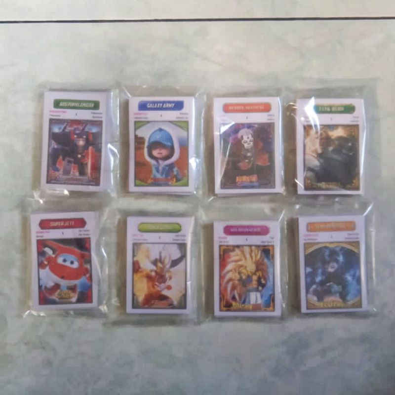 KARTU KWARTET/ KARTU MAINAN/ KARTU WAYANG 32lbr