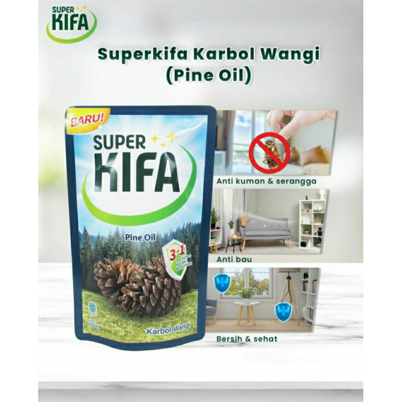 SUPER KIFA Karbol Wangi 755Ml -  Desinfectan Antibacterial