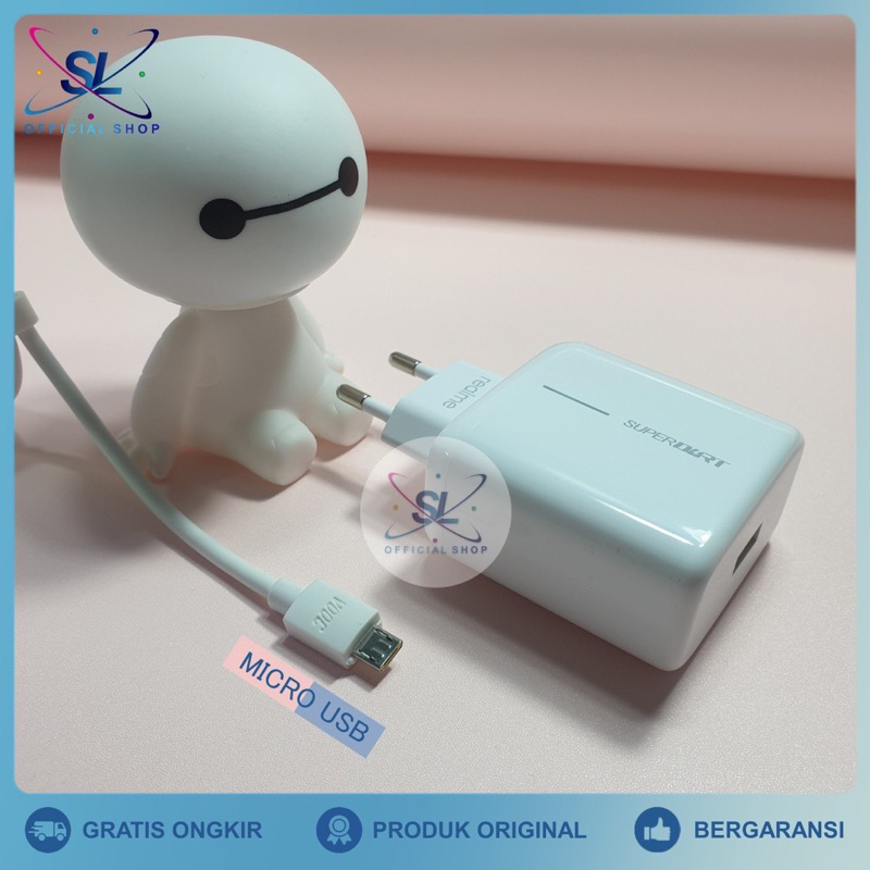 CHARGER REALME ORIGINAL FAST CHARGING MICRO USB FOR ALL REALME