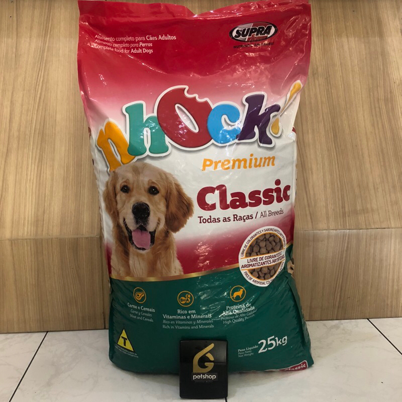 Dog Food Classic PREMIUM Adult 25kg-Makanan Anjing Dewasa dogfood 25 kg/kilo Butiran/Biji Kecil/Smal