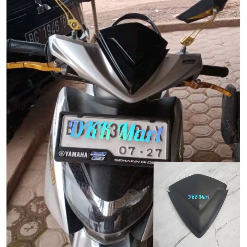 VISOR YAMAHA GEAR 125 TERBARU CARBON WINDSHIELD YAMAHA GEAR 125 MODEL TERBARU