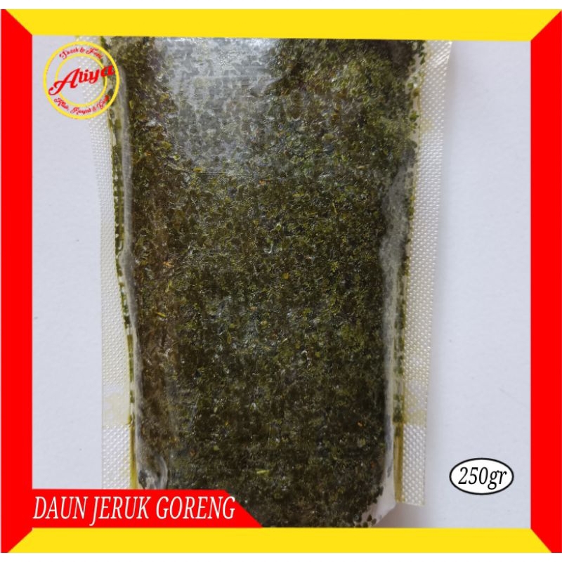 

DAUN JERUK GORENG 250gr. 100% daun jeruk sayur asli, Untuk kebutuhan memasak, campuran jamu dan sebagai bumbu tabur pada camilan.