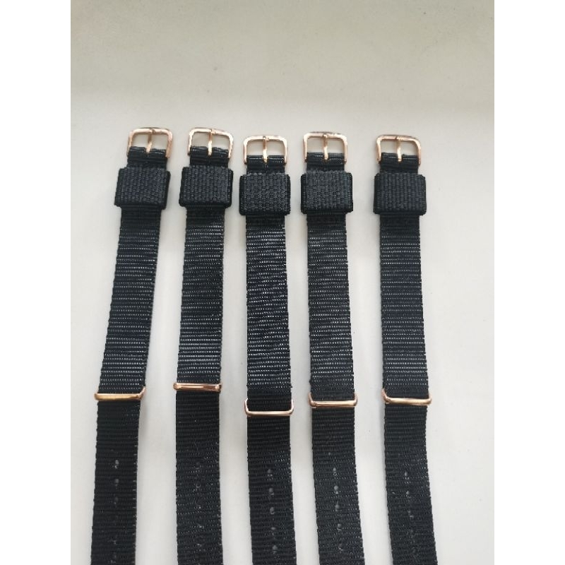 Strap tali jam tangan kanvas UK 18mm 22mm Strap kanvas