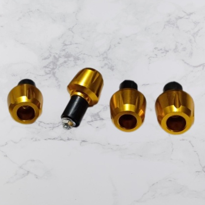 Jalu Stang Jalu Balancer Stir Warna Gold CNC Import Set Kanan Kiri 2Pcs Universal Semua Motor