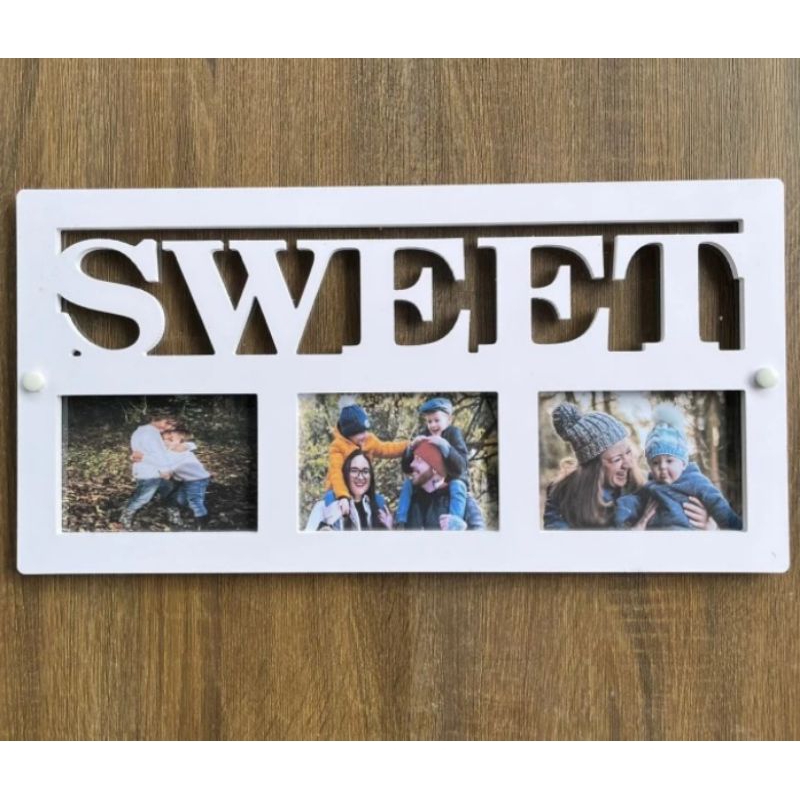 BINGKAI FOTO DINDING FRAME FOTO DINDING BINGKAI FOTO FANCY FRAME FOTO 3 SLOT MD1022