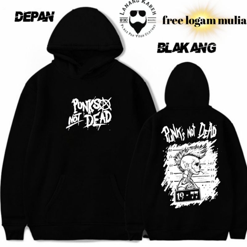 HOODIE PUNK NOT DEAT / JAKET PUNK / TERIMA CUSTOM HOODIE DISAIN SUKA SUKA