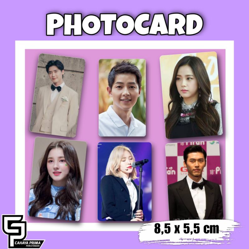 Photocard kertas art paper 260 gsm