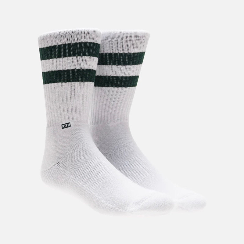 Kith Classics x Stance Crew Sock White Green