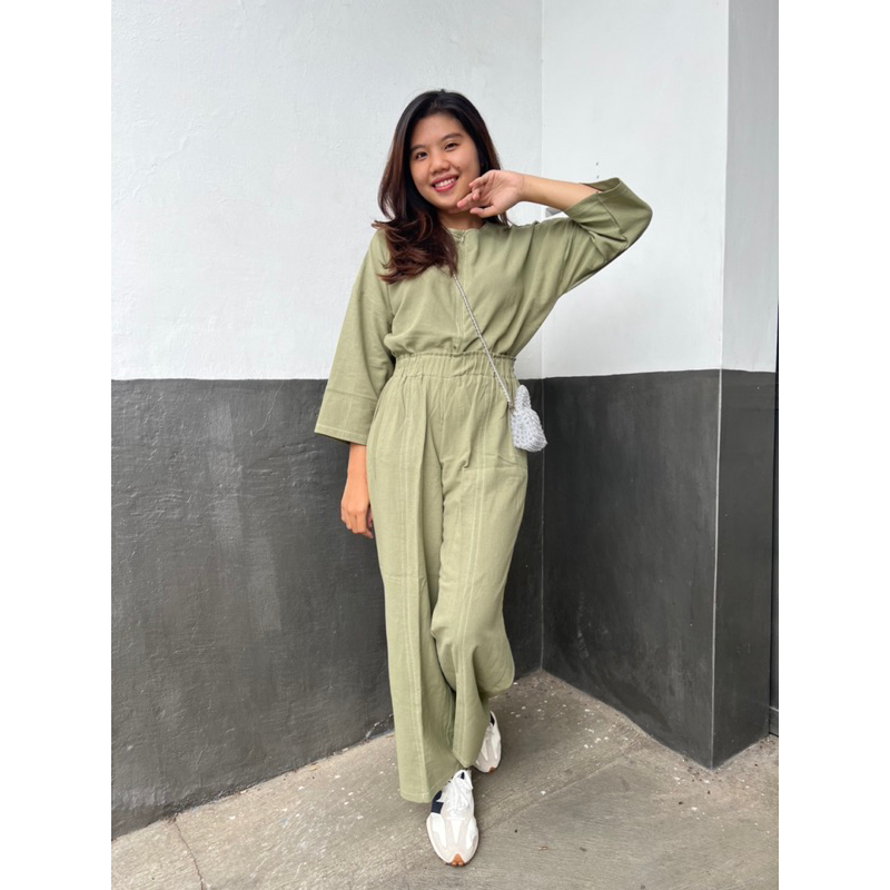 Zhara Set One Set Linen Multiways Look Byvitafa.id