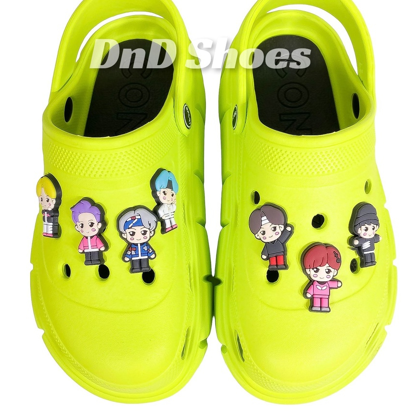 TERMURAH Wedges Wanita EVA 6cm PREMIUM BTS ARMY Dane and Dine W77