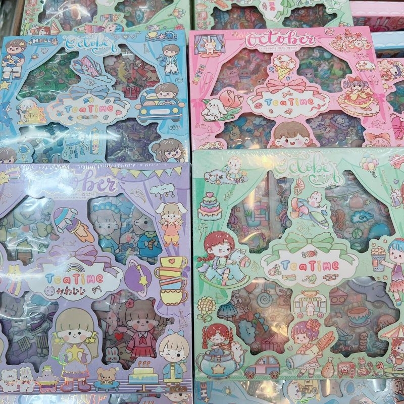 

Stiker MoMo Roll Viral /October Tea Time waterproof isi 100