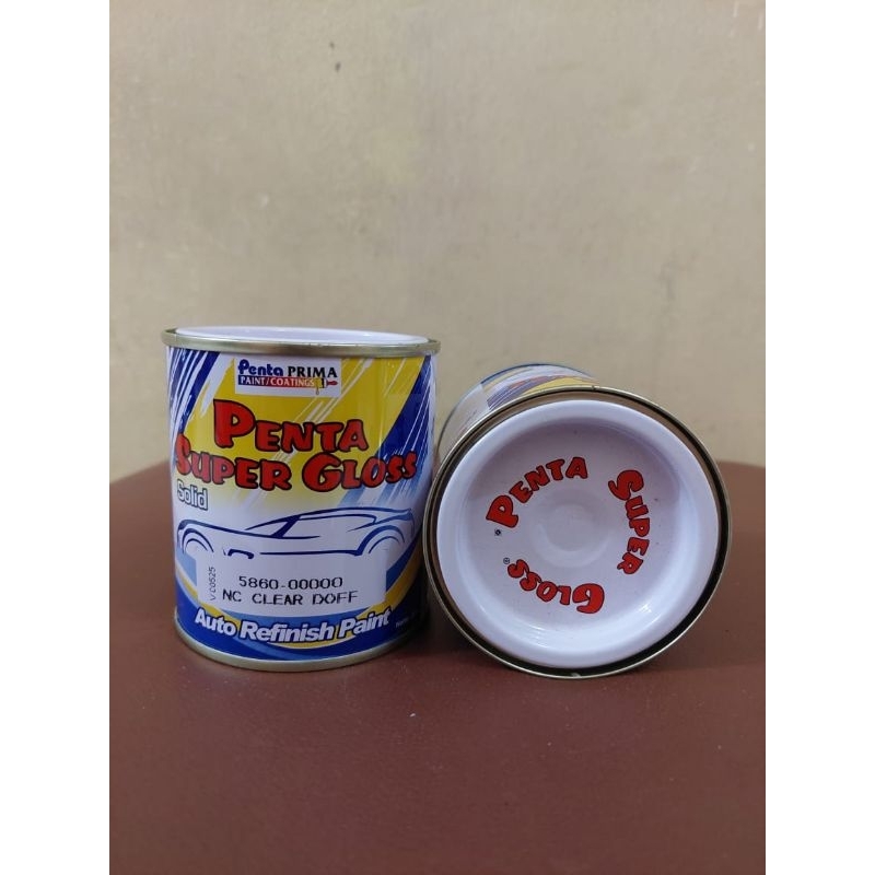 CAT PENTA SUPER GLOSS VERNIS DOFF - CLEAR DOFF -200 GRAM -1 KOMPONEN -DUCO OTOMOTIF