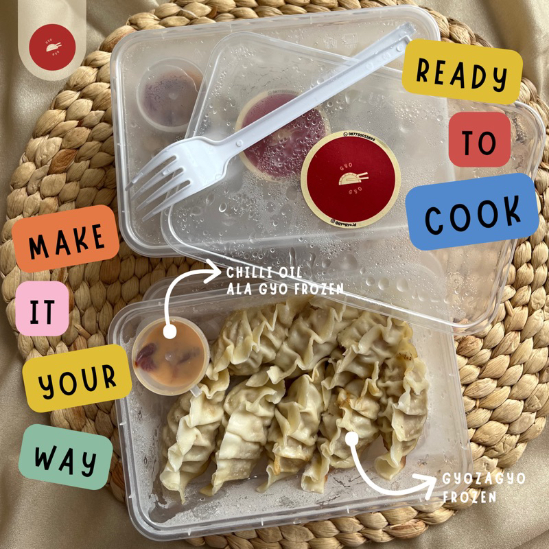 

GYOZA GYO FROZEN HOMEMADE 100% HALAL