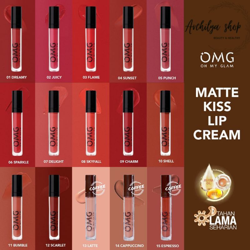 OMG Matte Kiss Lipcream OH MY GLAM
