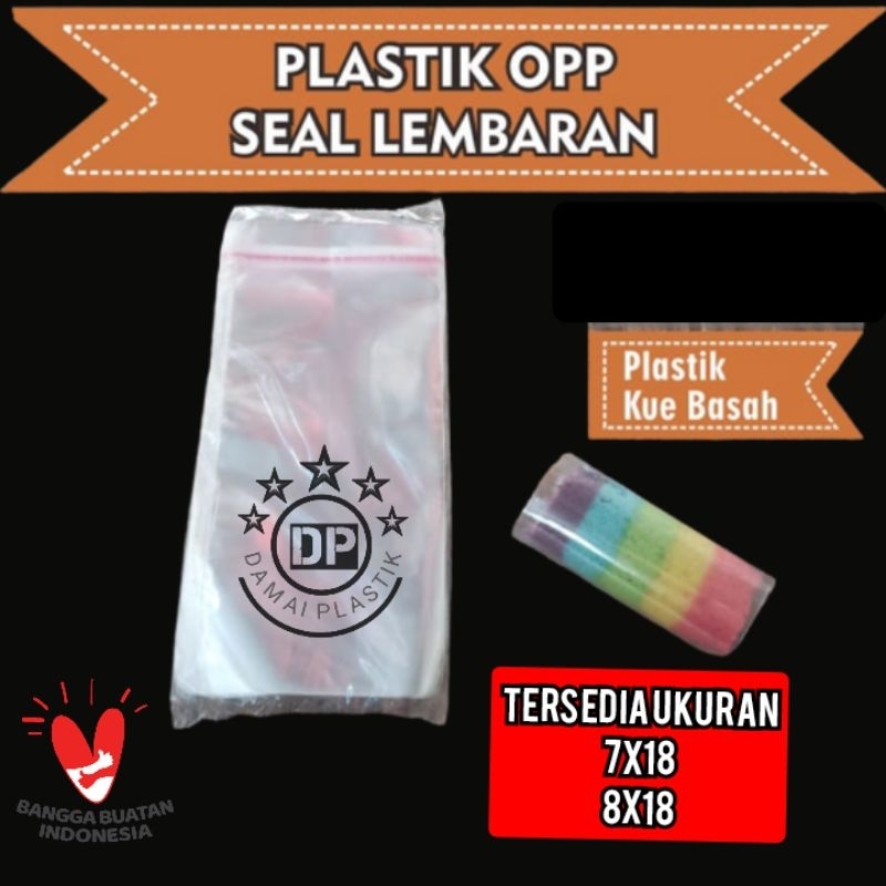 Plastik OPP One Sheet Selapis Selembar Risoles Kue 7x18 8x18 9x20