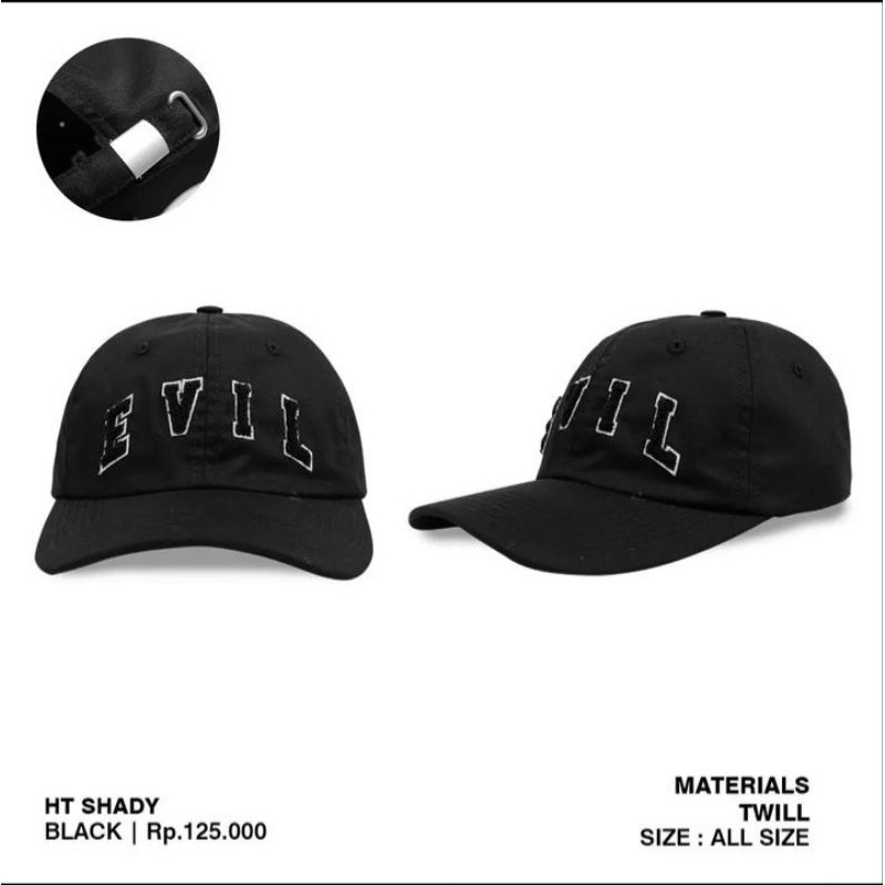 Topi polo caps evil army