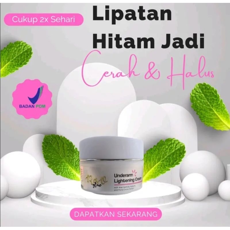 RESS V UNDERARM LIGHTENING CREAM/PEMUTIH AREA LIPATAN