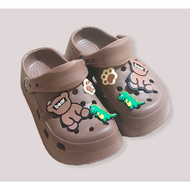 Sandal Baim Anak Cowok Dino Sandal Selop Tali Belakang  anak Laki laki Eva Rubber Trendy Nyaman