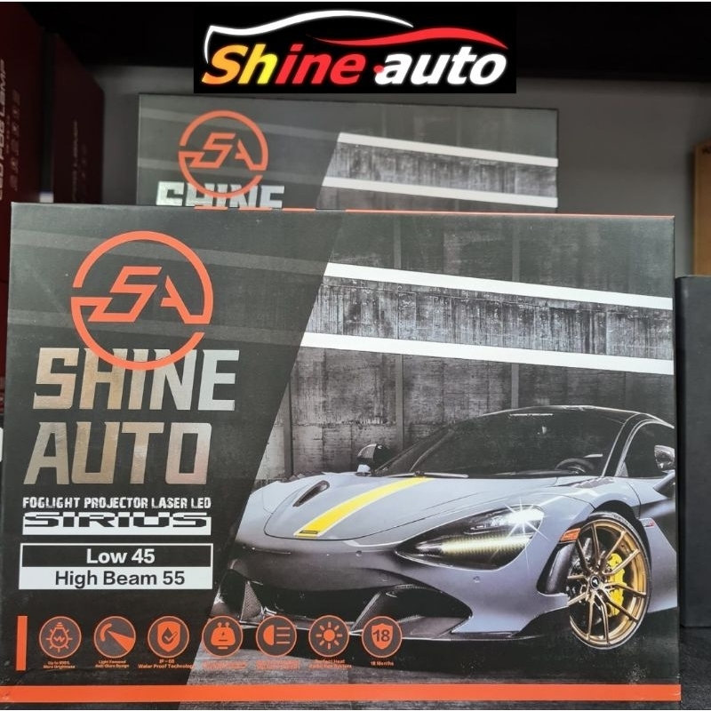 FOGLAMP PROJECTOR BILED LASER SIRIUS SHINEAUTO