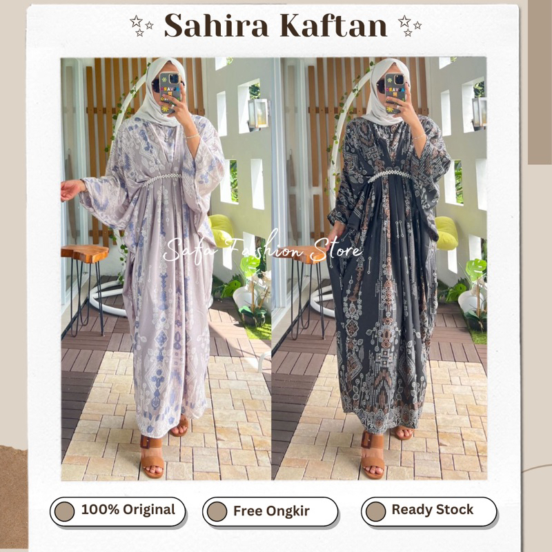 KAFTAN MOTIF SILK PREMIUM / KAFTAN LEBARAN RAYA IDUL FITRI
