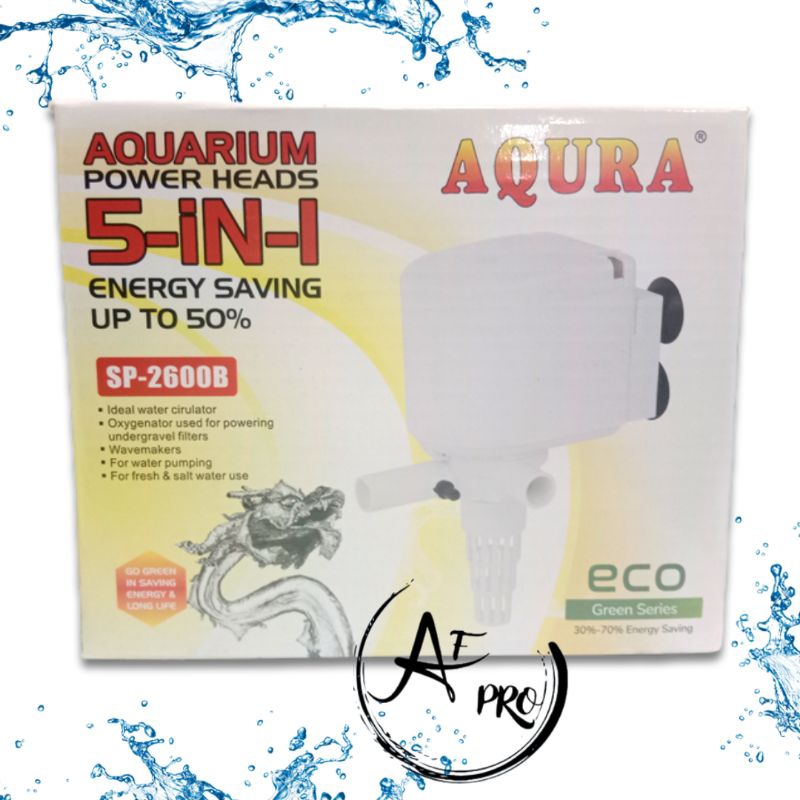 Promo Murah Pompa Aquarium AQURA 5IN1 SP 2600B