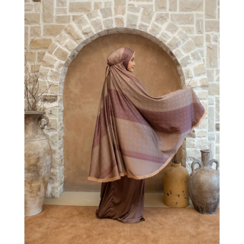 Mukena Nayaka Premium Silk 2in1 Mukena Silk motif