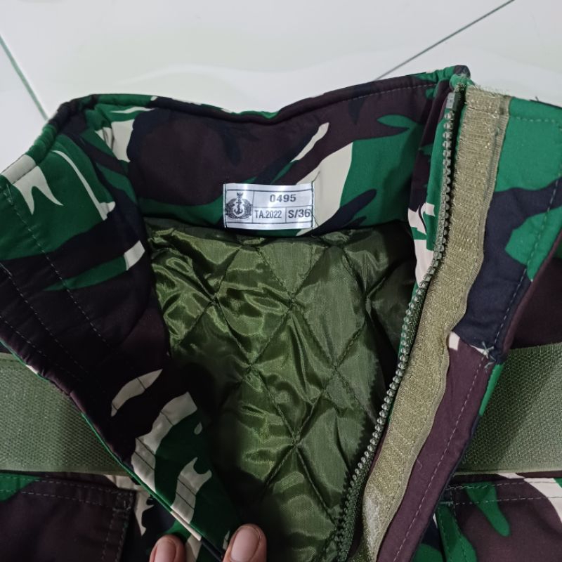 Jaket Gunung Loreng Malvinas Jatah TNI