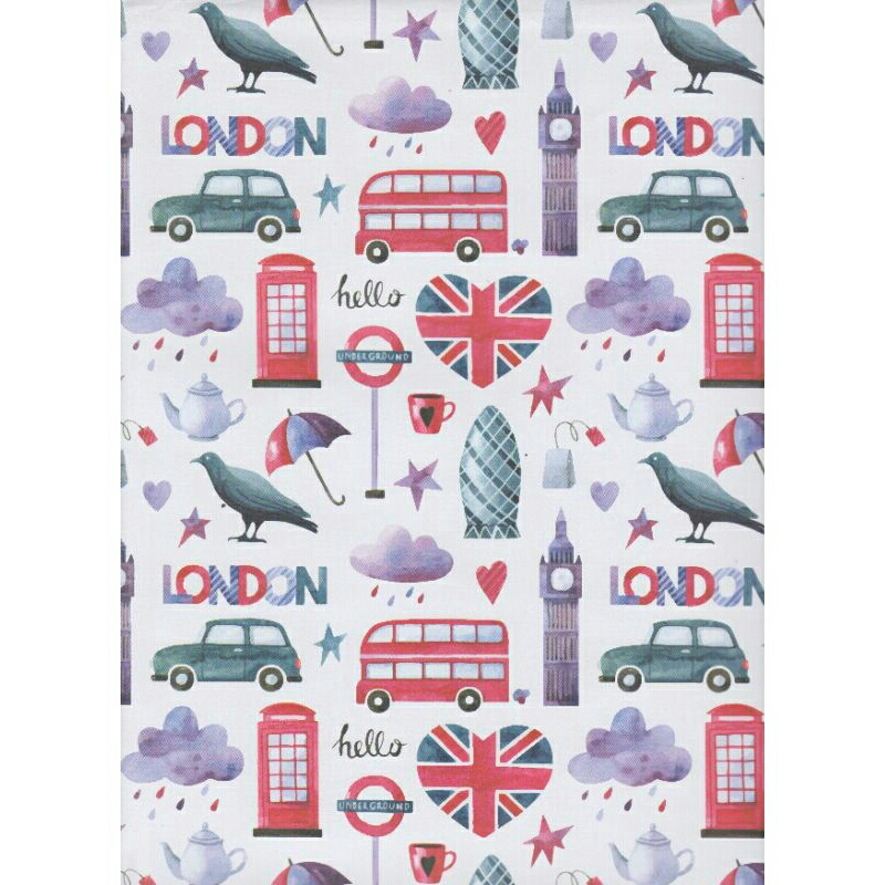 

Kertas Kado Sansan Wawa SW 5959 "Country/London/bigbang/doubledecker