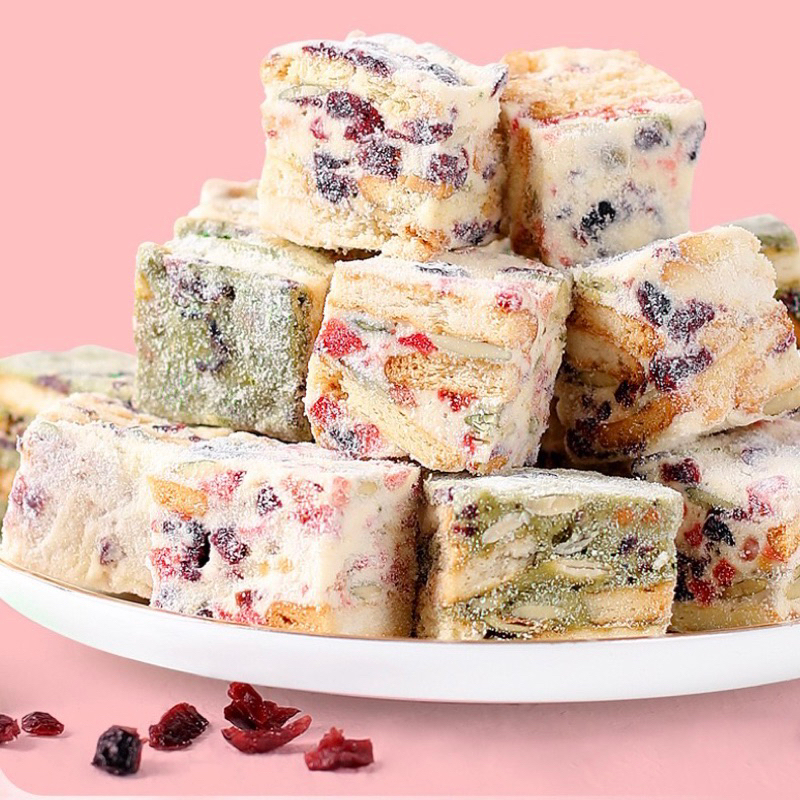 ( HALAL ) Permen Nougat Snowflake Crispy Kukis 100g 喜源味 日式雪花酥