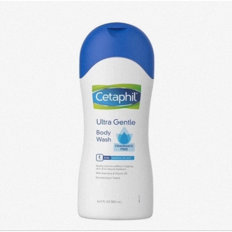 Cetaphil Ultra Gentle Body Wash 500 ml - Sabun Mandi Untuk Kulit Kering &amp; Sensitif