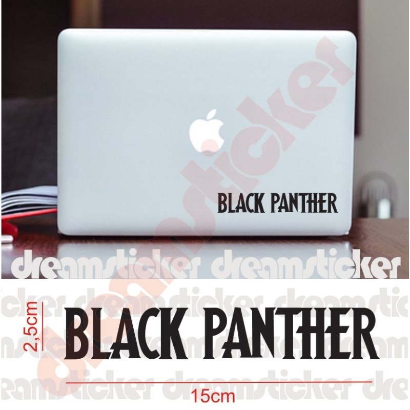 

Stiker Black Panther Sticker Laptop MacBook dll