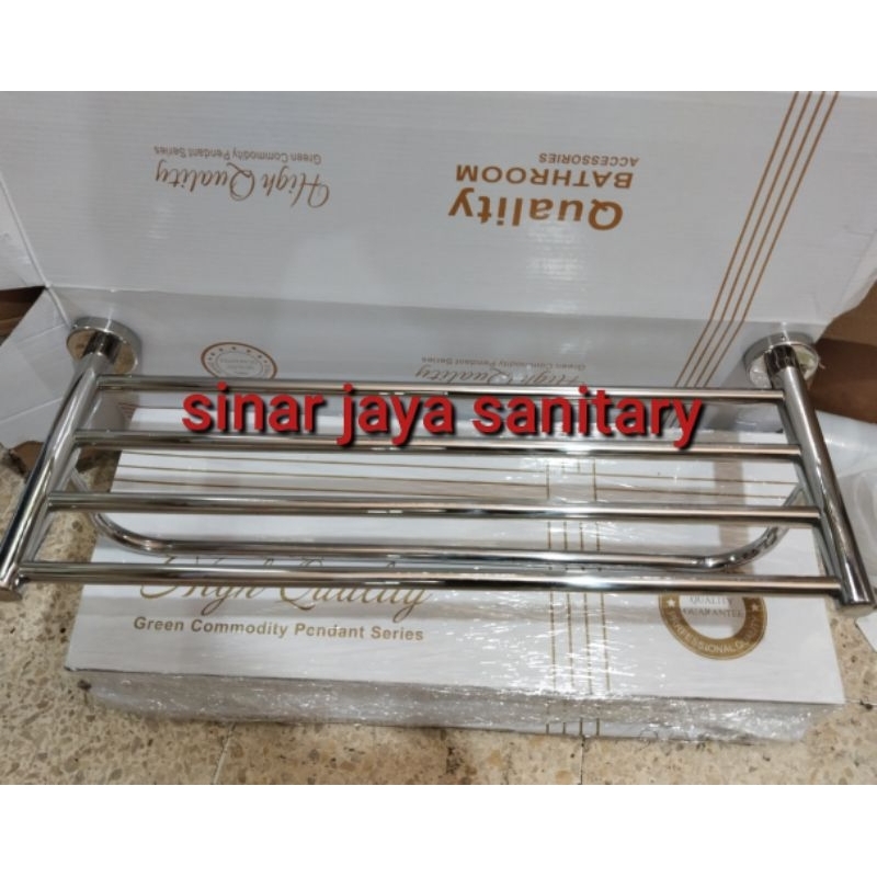 Gantungan handuk stainless 304 / Gantungan handuk model baru / rak handuk stainless model Toto