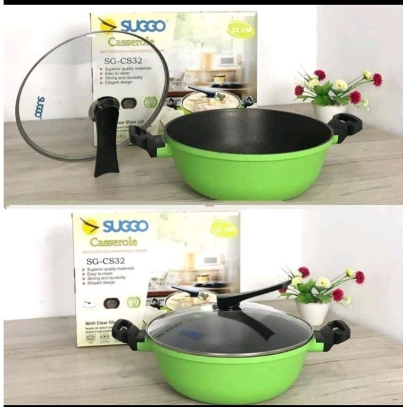Wok Pan Casserole Suggo Diameter 32cm