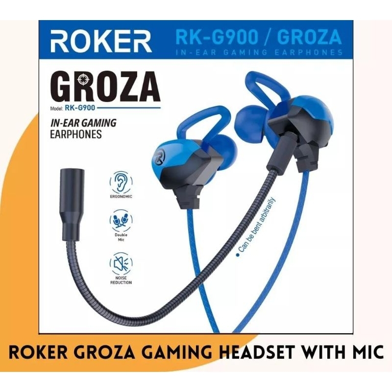 ROKER Groza Headset Gaming Earphone With MiC